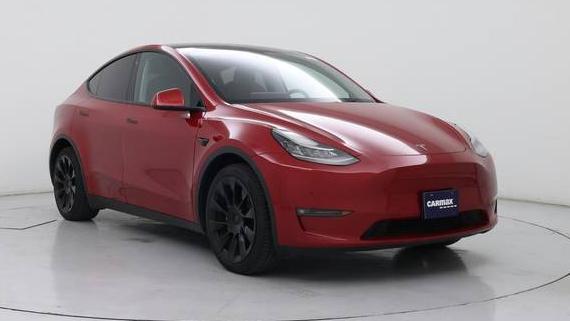 TESLA MODEL Y 2021 5YJYGDEE4MF121003 image